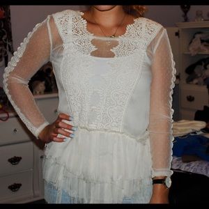 lacey blouse
